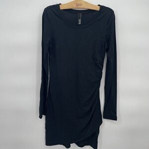Bobi Los Angeles‎ Long Sleeve Dress, Black, Women's Size Medium #2Z